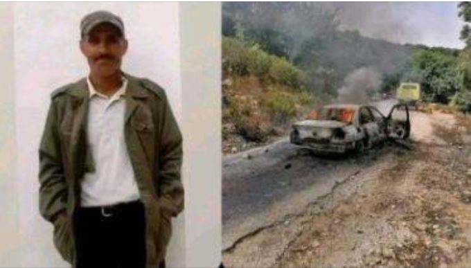 وفاة حارس غابات  وإصابة زميله إثر محاولتهما إنقاذ عائلة انفجرت سيارتها